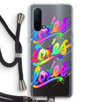 Loves: OnePlus Nord CE 5G Transparant Hoesje met koord