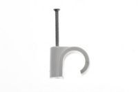 Spijkerclips 3,5mm wit 100 st. Elektroshop