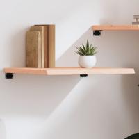 Wandschap 60x50x(2-4) cm onbehandeld massief eikenhout Wandschap 60x50x(2-4) cm onbehandeld massief eikenhout
