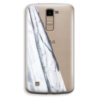 Gestreepte marmer: LG K10 (2016) Transparant Hoesje