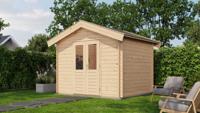 Lugarde Select Blokhut Borculo 300x250cm - Onbehandeld- Zadeldak- - Lugarde Select