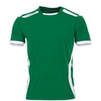 Hummel 110106 Club Shirt Korte Mouw - Green-White - S - thumbnail