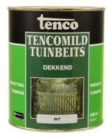 Dekkend wit 1l mild verf/beits - Tenco