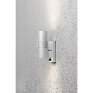 Konstsmide Modena 7542-320 Buitenlamp met bewegingsmelder (wand) Halogeen GU10 70 W Verzinkt