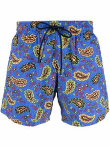 ETRO short de bain à imprimé cachemire - Bleu