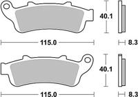 TRW remblokken "mcb 704" brake pad mcb 704 organic standard
