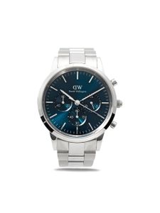 Daniel Wellington montre Iconic Link Chronograph 42 mm - Bleu