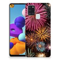 Samsung Galaxy A21s | Sillicone Back Cover | Vuurwerk