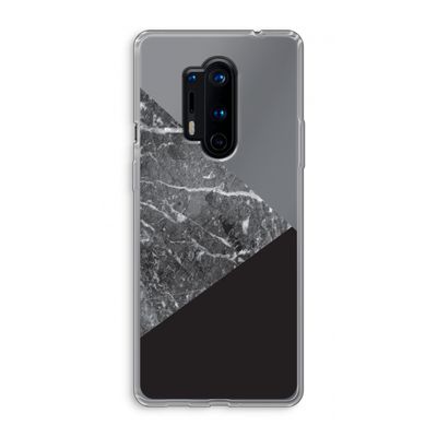 Combinatie marmer: OnePlus 8 Pro Transparant Hoesje