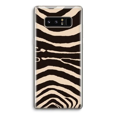 Arizona Zebra: Samsung Galaxy Note 8 Transparant Hoesje