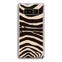 Arizona Zebra: Samsung Galaxy Note 8 Transparant Hoesje