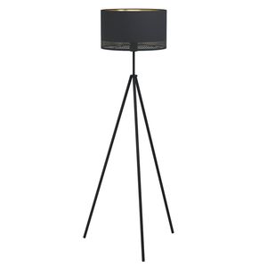 EGLO Esteperra - Staande lamp - E27 - 140,5 cm - Zwart