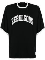 Undercover t-shirt en coton à slogan imprimé - Noir