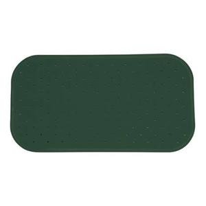 MSV Douche|bad anti-slip mat badkamer - rubber - groen - 36 x 97 cm