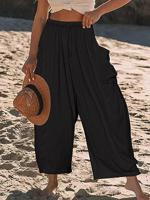 Casual Loose Plain Pants