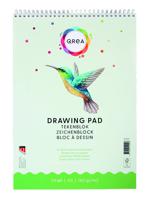 Tekenblok qrea a3 24vel 160gr spiraal | 5 stuks