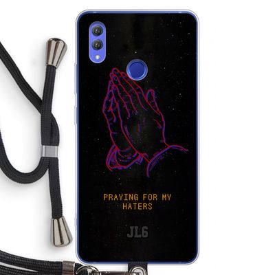 Praying For My Haters: Honor Note 10 Transparant Hoesje met koord