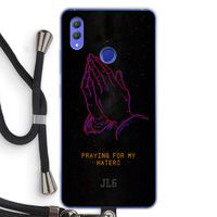 Praying For My Haters: Honor Note 10 Transparant Hoesje met koord