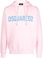 DSQUARED2 hoodie à logo imprimé - Rose