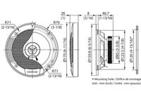 Kenwood KFCS1676EX 2-weg inbouwluidsprekerset 330 W Inhoud: 1 paar - thumbnail