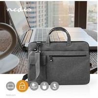 Laptoptas | Schouderband | 8 Vakken | 15 - 16 | Zwart
