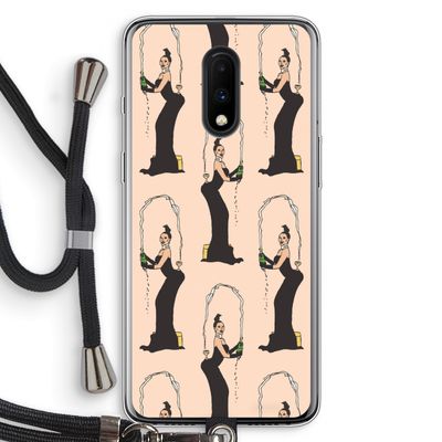 Pop Some Kim: OnePlus 7 Transparant Hoesje met koord