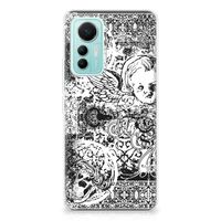 Silicone Back Case Xiaomi 12 Lite Skulls Angel - thumbnail