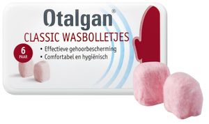 Otalgan Classic wasbolletjes (6 Paar)
