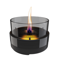 Tenderflame Rosie 18 Smoke Zwart Tafelhaard voor Binnen en Buiten
