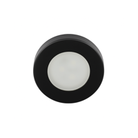 Pluto LED mini opbouwspot 3Watt rond ZWART dimbaar