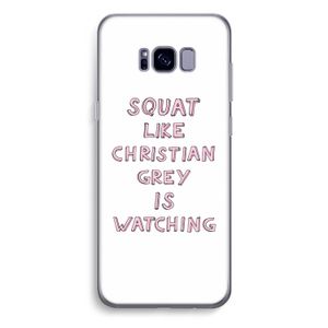 Christian Grey: Samsung Galaxy S8 Plus Transparant Hoesje