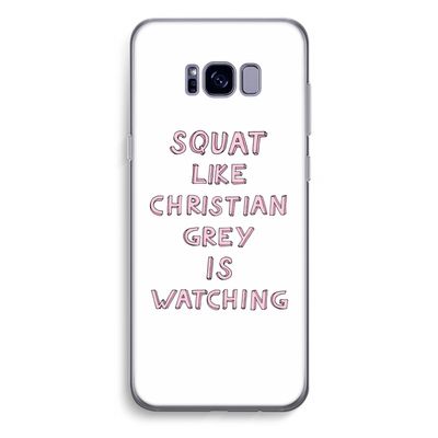 Christian Grey: Samsung Galaxy S8 Plus Transparant Hoesje