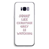 Christian Grey: Samsung Galaxy S8 Plus Transparant Hoesje