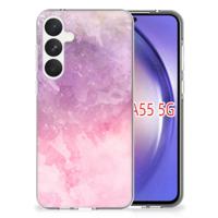 Smartphone hoesje Samsung Galaxy A55 Pink Purple Paint