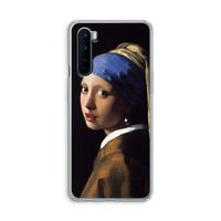 The Pearl Earring: OnePlus Nord Transparant Hoesje The Pearl Earring: OnePlus Nord Transparant Hoesje