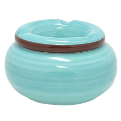 Dolomite Storm Asbak - keramiek - 13,5 x 7 cm - turquoise