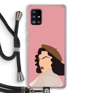 Confidence: Samsung Galaxy A51 5G Transparant Hoesje met koord