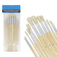 Schilders penseelset rond 12 delig