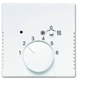 Busch-Jaeger 2CKA001710A4049 Temperatuurregelaar Afdekking Future lineair Verkeerswit, Wit 1 stuk(s)