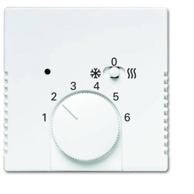 Busch-Jaeger 2CKA001710A4049 Temperatuurregelaar Afdekking Future lineair Verkeerswit, Wit 1 stuk(s)