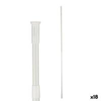 Verlengbare stang Berilo Wit Aluminium 260 x 2,2 x 2,2 cm Douche (18 Stuks)
