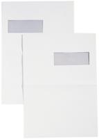 250 Zelfklevende akte enveloppen met venster rechts C4 229x324mm 120g
