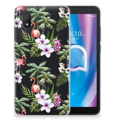 Alcatel 1B (2020) | TPU Hoesje | Flamingo Palms