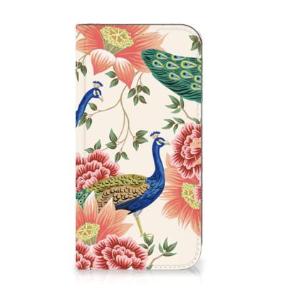 Smartphone hoesje voor iPhone 15 Plus Pink Peacock