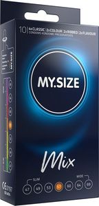MySize PRO 57mm - Iets Ruimere Condooms Mix - 10 stuks