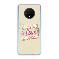 Pizza is the answer: OnePlus 7T Transparant Hoesje Pizza is the answer: OnePlus 7T Transparant Hoesje