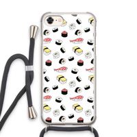 Sushi time: iPhone 8 Transparant Hoesje met koord