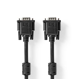 VGA-kabel | VGA male - VGA male | 5,0 m | Zwart