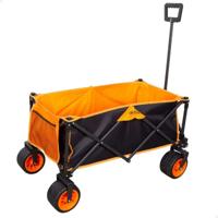 Multifunctionele kar Aktive Oranje Polyester PVC Staal 86 x 108 x 44 cm Opvouwbaar Strand