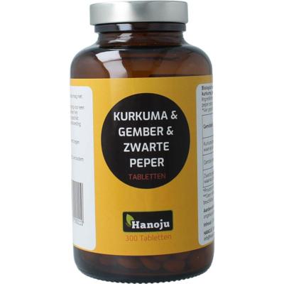 Hanoju kurkuma+gember+piperine 500mg